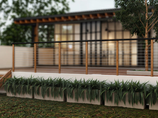 Stainless Steel Cable Railing Kit - 20 ft Length