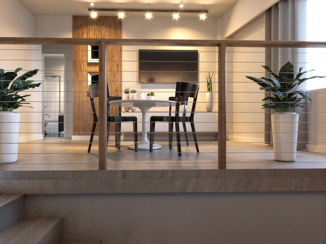 Stainless Steel Cable Railing Kit - 50 ft Length